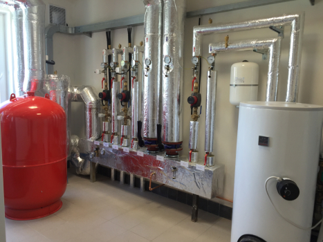 Kotelna učiliště Rajhrad - Voda Topení Plyn | BYTOP - GAS, s.r.o.